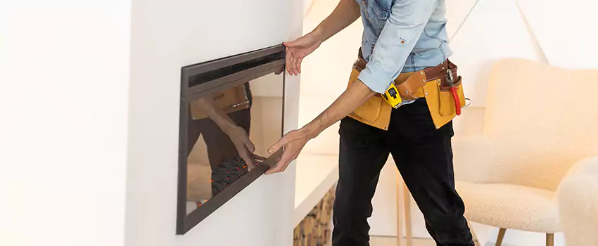 Metal Fireplace Installation in Bartow, Florida