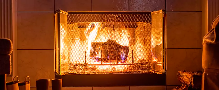 Mendota Hearth Landscape Fireplace Installation in Bartow, Florida