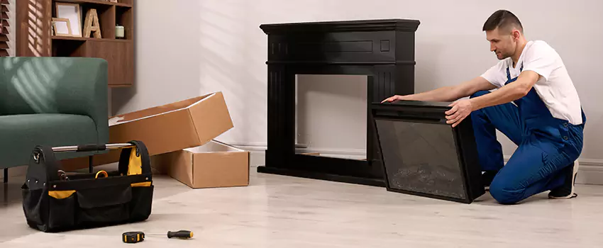 Old Rusted Metal Fireplace Repair And Replacement in Bartow, FL